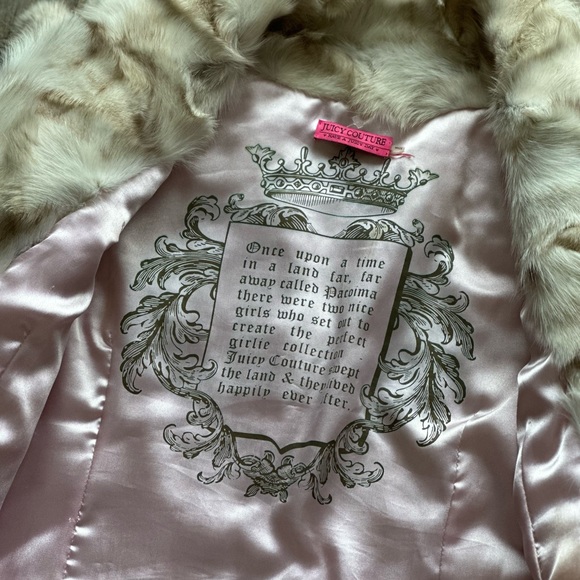 Vintage Juicy Couture authentic white fox fur coat - Picture 2 of 7